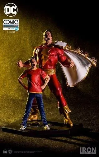 Shazam e Billy Batson - Versão Regular - Iron Studios Art Scale 1/10