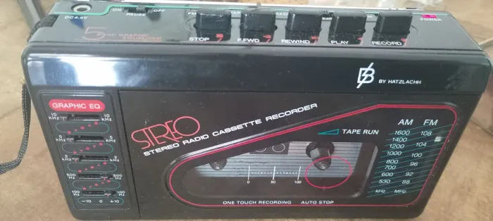 Gravador K7 radio vintage 