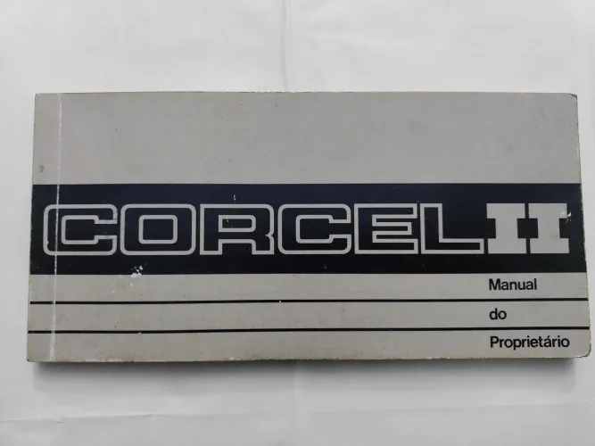 Manual Original Do Corcel II Ano 1983.