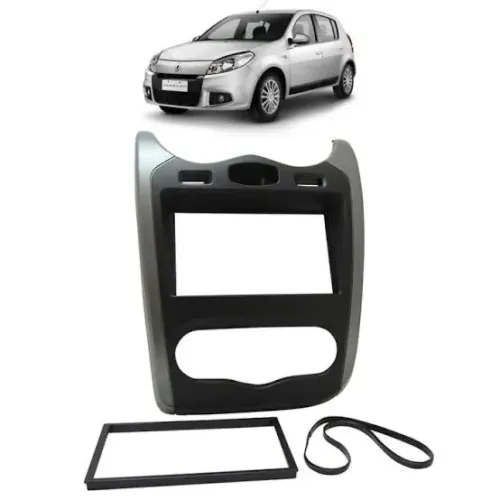 Moldura 2 Din Renault Sandero 2013 a 2014