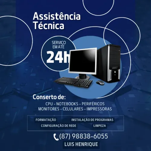 Serviços Técnicos de Informática Rápidos e Confiáveis