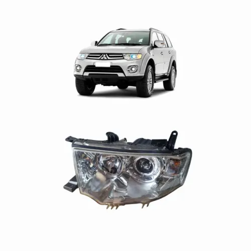 Farol LE Mitsubishi Pajero Dakar L200 2009/2018 Original
