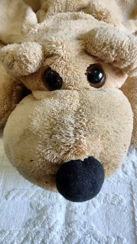 Cachorro de Pelúcia grande 37 cm Fofão Antiácaros