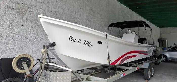 LANCHA + MOTOR 100 MERCURY + REBOQUE 