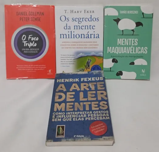 Mentes maquiavélicas A arte de ler mentes Foco triplo Os segredos da mente milionária