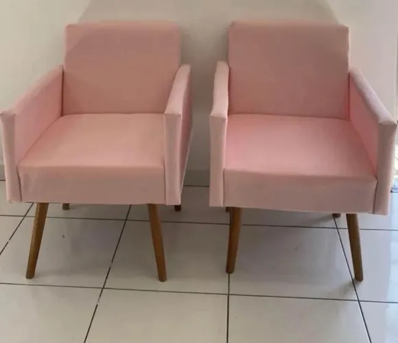 PAGUE NA ENTREGA KIT DUAS POLTRONAS MODELO NINNA 