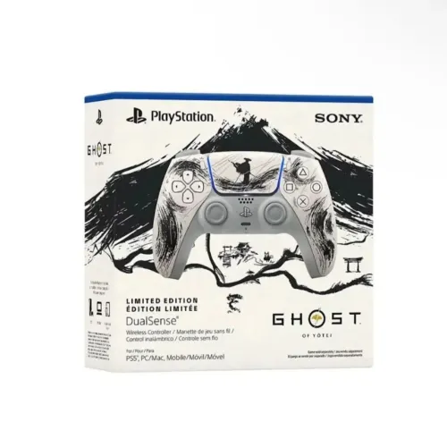 CONTROLE PS5 EDICAO ESPECIAL GHOST OF YOTEI