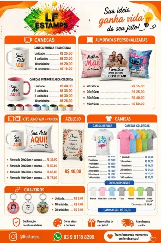 Produtos personalizados 