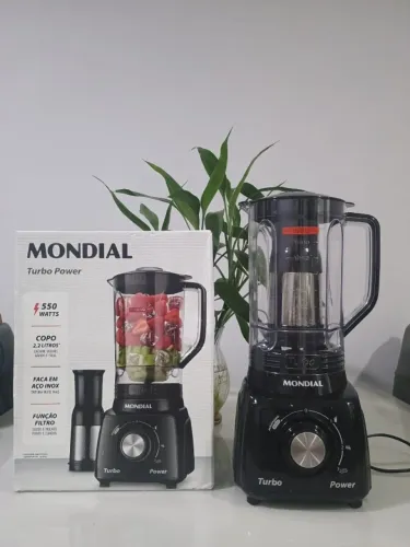 Liquidificador Mondial Turbo Power - Potência e praticidade para o dia a dia!