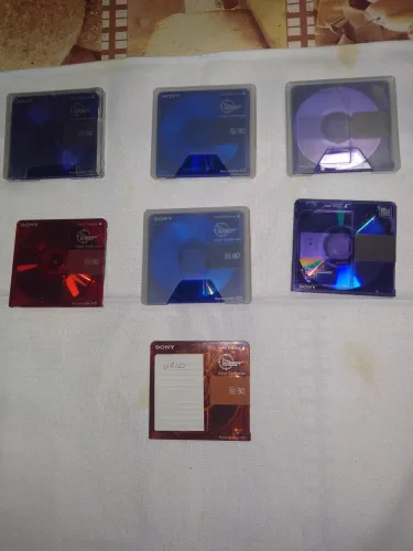 9 disquete Sony p/MD preço unitário