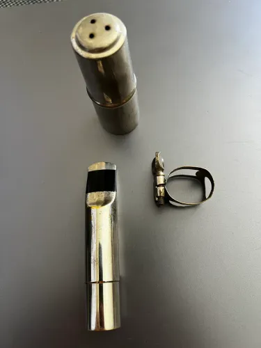 Boquilha sax alto niquelada