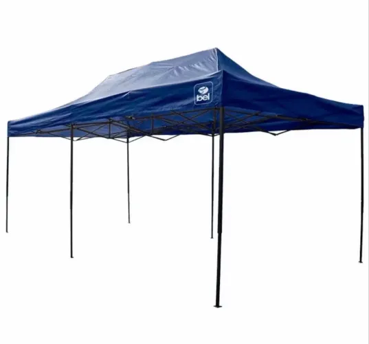 Tenda Gazebo 3 x 6 Metros em Aço Dobrável Várias Cores BEL