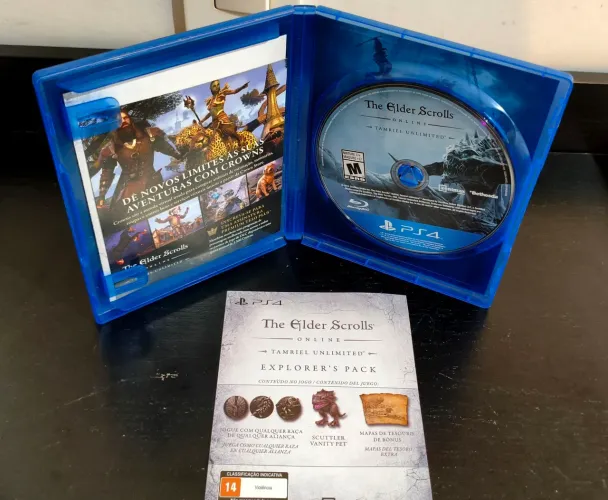 Mídia Física - Raro - Elder Scrolls Online - Tamriel Edition - PS4