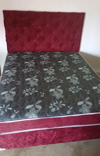 PROMOÇÃO CAMA QUEEN SIZE DE MOLA ENSACADA + CABECEIRA 