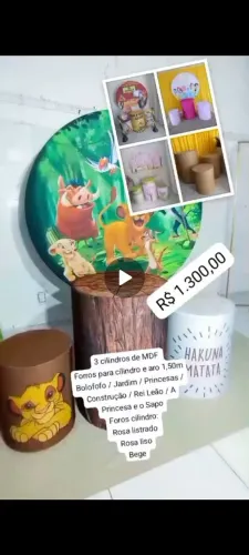 Kit cilindros com capas