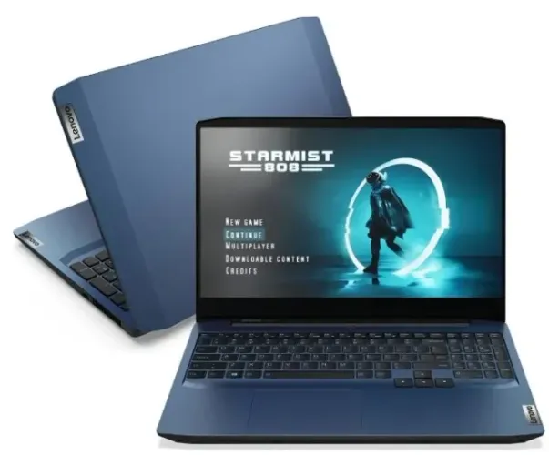Notebook Gamer Lenovo Gaming 3i Core i5 10 Geração - SSD 512GB - 16GB RAM - GTX 1650