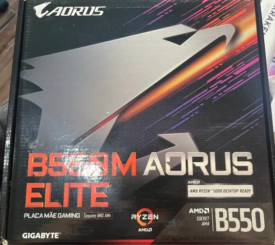 Placa mãe B550m