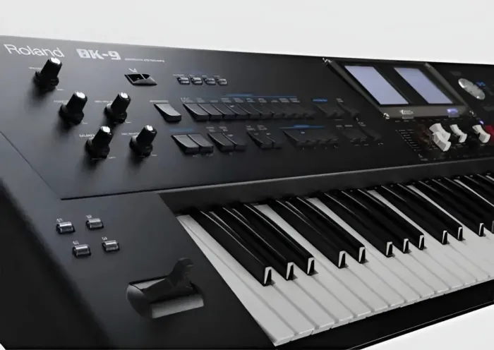 Teclado Roland BK-9 + Pedal de voz Voice Live 3 Extreme