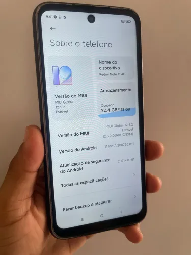 Vendo note 11 4g 128gb