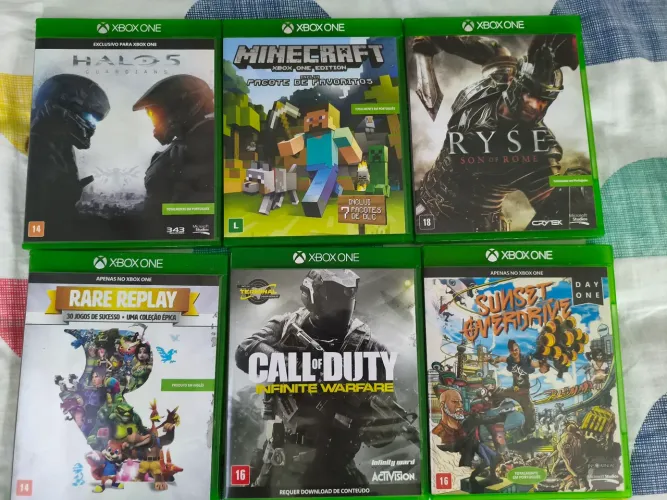 Jogos mídia física Xbox One originais
