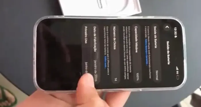 iPhone 16 preto 128 Gb caixa aberta seminovo