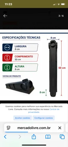 Ralo Linear 50X8 grelha Alumínio novo 