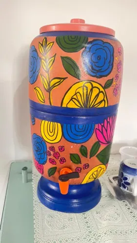 Filtro de Barro - Pintado a mão