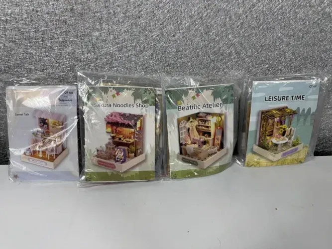 Kits de Montar Mini Cenários em Miniatura - 8 Modelos