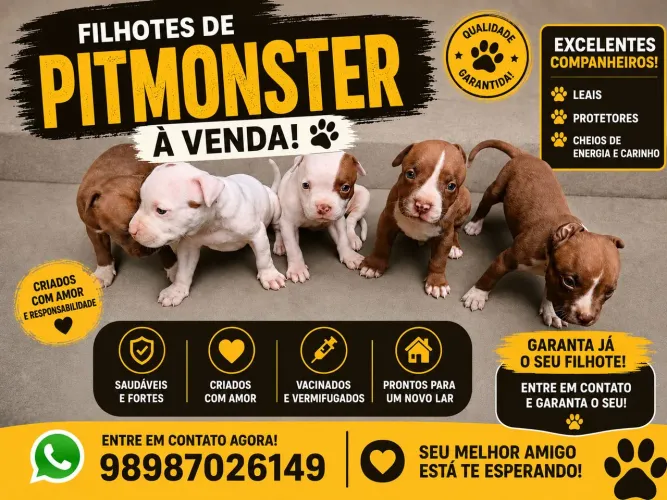 Filhotes de Pit Monster 