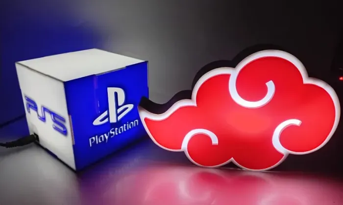 02 MINI LUMINARIAS PS2 E NUVEM NARUTO