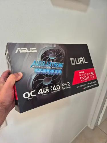 Placa de Vídeo AMD RX 5500XT Asus Dual OC Edition 4gb (usado)