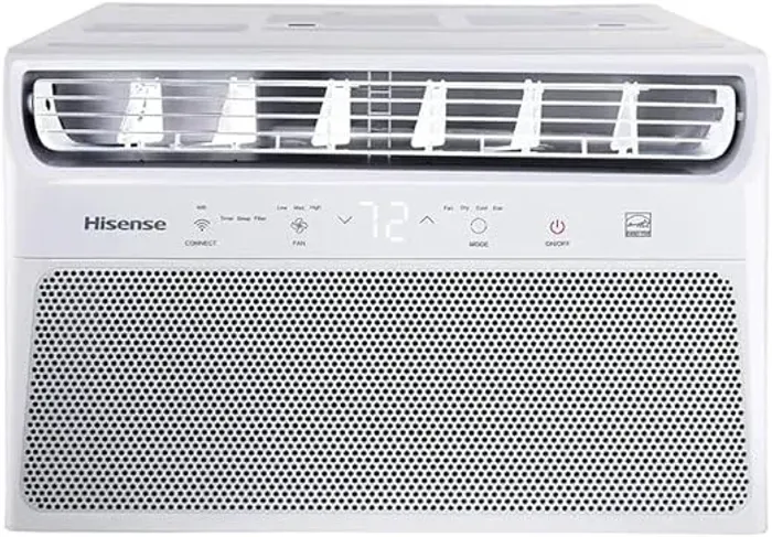 Ar Condicionado Janela Eletrônico Hisense com Wi-Fi 8.500 BTUs Frio R-32 AW-08CW2RVGU00 -