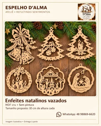 Kit enfeite de natal 