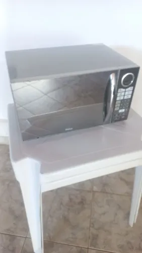 Micro-ondas fhilco 31litros espelhado inox seminovo