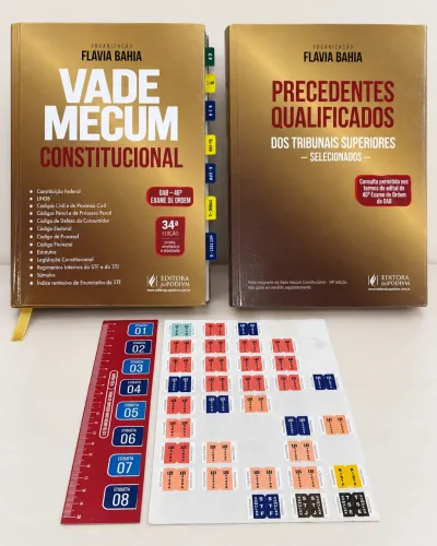 Vade Mecum Constitucional Flávia Bahia OAB 46 + Precedentes + Marca Fácil