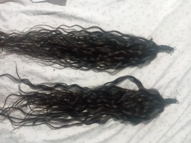 180 grande de cabelo humano ondulado 65 cm