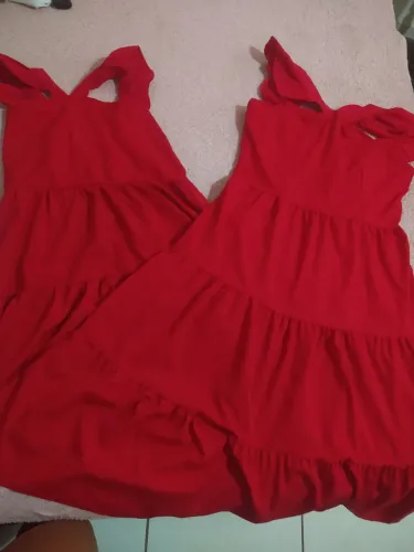 vestido vermelho mãe e filha ?