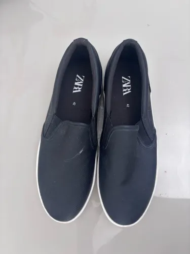 Tênis Slip On Zara Masculino Preto - Tamanho 42 (Usado 1 Vez)