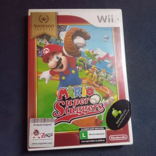 Jogo de Videogame Mario Super Sluggers Wii
