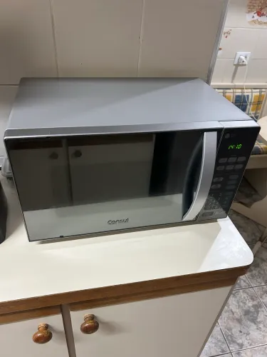 Micro-ondas Consul 20L Inox 127V - Excelente Estado