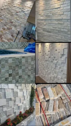 Pedras decorativas para revestimentos internos e externos