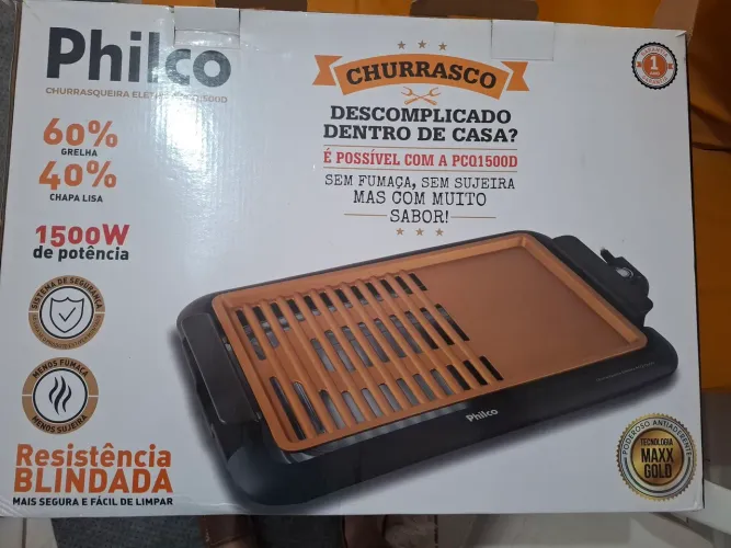 Churrasqueira elétrica Philco 1500w