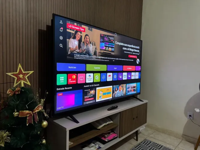 Smart tv 4k 70 polegadas LG tv gamer