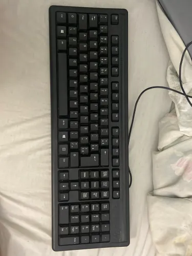 Teclado HP com Fio - Funcionando - Com Caixa