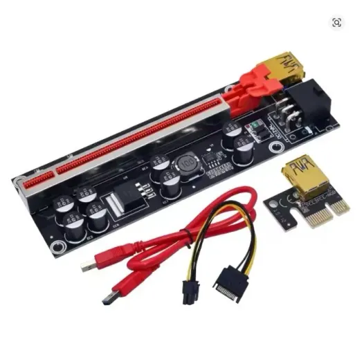 Placas Riser Ver009S Plus PCIe x1 para X16