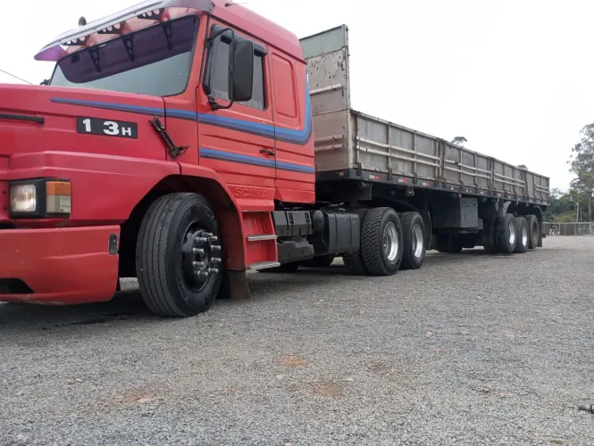 Scania 113 top line 97 caixa 6 marcha trucado com ar condicionado