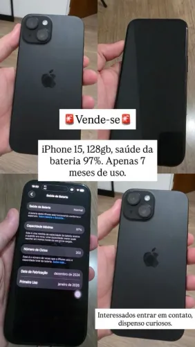 Iphone 15 seminovo
