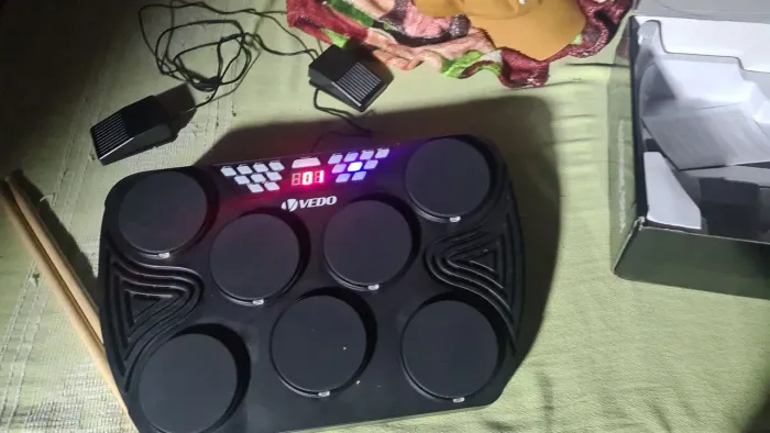 Bateria eletronica com 7 pads