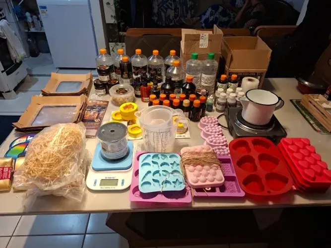 KIT COMPLETO PARA FABRICAÇAO DE SABONETES ARTESANAL