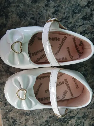Sapato branco para batizado
